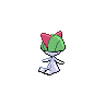 Ralts back-facing sprite from Pokémon Black 2
