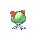 Ralts back-facing sprite from Pokémon Diamond