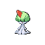 Ralts front-facing sprite from Pokémon Emerald