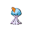 Ralts shiny front-facing sprite from Pokémon Emerald