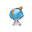 Ralts shiny back-facing sprite from Pokémon Ruby