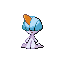 Ralts shiny front-facing sprite from Pokémon Ruby