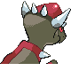 Rampardos shiny back-facing sprite from Pokémon Pearl