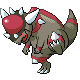Rampardos shiny front-facing sprite from Pokémon Pearl