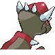 Rampardos shiny back-facing sprite from Pokémon HeartGold
