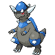 Rampardos front-facing sprite from Pokémon Platinum