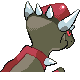 Rampardos shiny back-facing sprite from Pokémon Platinum