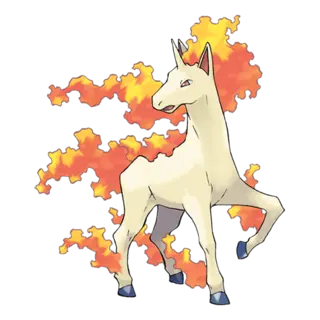 Rapidash official artwork