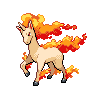 Rapidash front-facing sprite from Pokémon Black