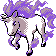 Rapidash shiny front-facing sprite from Pokémon Crystal