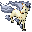 Rapidash shiny front-facing sprite from Pokémon Emerald