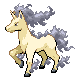 Rapidash shiny front-facing sprite from Pokémon SoulSilver