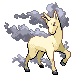 Rapidash shiny front-facing sprite from Pokémon Platinum