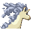 Rapidash shiny back-facing sprite from Pokémon Ruby