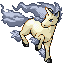 Rapidash shiny front-facing sprite from Pokémon Ruby