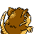 Raticate back-facing sprite from Pokémon Crystal