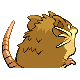 Raticate back-facing sprite from Pokémon Pearl