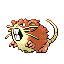 Raticate shiny front-facing sprite from Pokémon FireRed