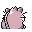 Raticate back-facing sprite from Pokémon Red