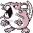 Raticate front-facing sprite from Pokémon Red