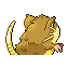 Raticate back-facing sprite from Pokémon Ruby