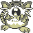 Raticate front-facing sprite from Pokémon Yellow
