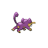 Rattata back-facing sprite from Pokémon Black