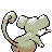 Rattata shiny back-facing sprite from Pokémon Crystal