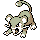 Rattata shiny front-facing sprite from Pokémon Crystal