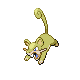 Rattata shiny front-facing sprite from Pokémon Platinum