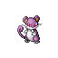 Rattata front-facing sprite from Pokémon Ruby