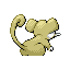 Rattata shiny back-facing sprite from Pokémon Ruby