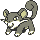 Rattata front-facing sprite from Pokémon Yellow