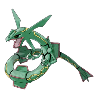 Rayquaza official artwork