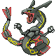 Rayquaza shiny front-facing sprite from Pokémon Pearl