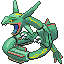 Rayquaza front-facing sprite from Pokémon Emerald