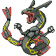 Rayquaza shiny front-facing sprite from Pokémon HeartGold