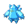 Regice shiny front-facing sprite from Pokémon Black
