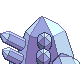 Regice back-facing sprite from Pokémon Diamond