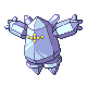 Regice front-facing sprite from Pokémon Diamond