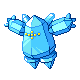 Regice shiny front-facing sprite from Pokémon Diamond
