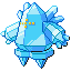 Regice shiny front-facing sprite from Pokémon Emerald