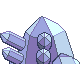 Regice back-facing sprite from Pokémon HeartGold