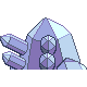Regice back-facing sprite from Pokémon Platinum