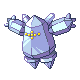 Regice front-facing sprite from Pokémon Platinum