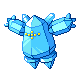 Regice shiny front-facing sprite from Pokémon Platinum