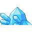Regice shiny back-facing sprite from Pokémon Ruby