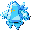 Regice shiny front-facing sprite from Pokémon Ruby