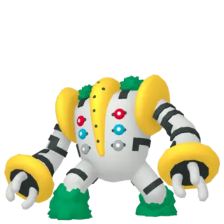 Regigigas front-facing sprite from Pokémon Shining Pearl