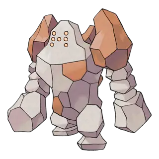 Regirock official artwork